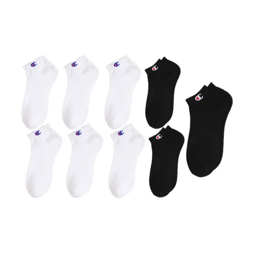 Чемпион Черный+Белый 9 Пачка Унисекс Носки