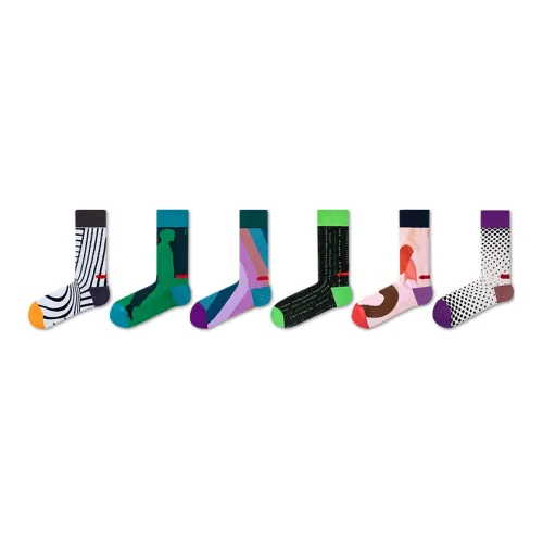 Beats Per Minute 120 6 пар Многоцветные Унисекс MID Носки до икры