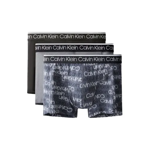 Calvin Klein 3 упаковки черный/серый/синий мужские боксер-шорты