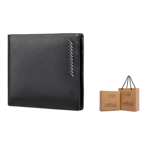 Ace Paul Кошелек из коровьей кожи Мужской Черный