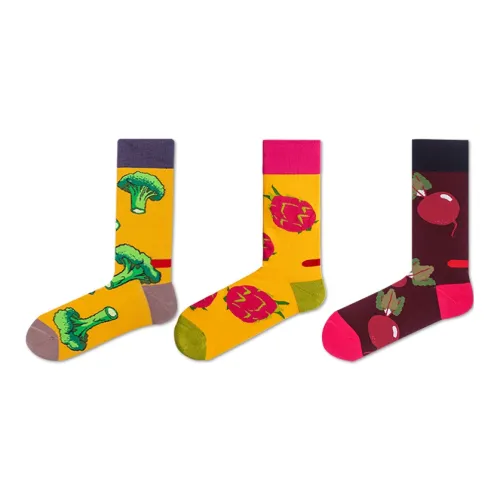 Beats Per Minute 120 3 шт Многоцветные Унисекс MID Носки до икры