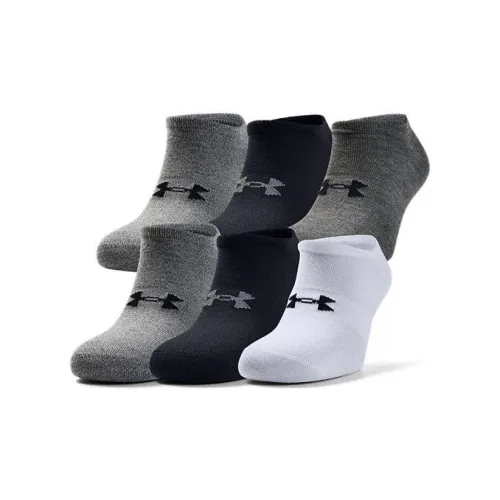 Under Armour Essential Черные, Белые, Серые Мужские Носки