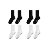 4 шт (Черный *2 + Белый *2)