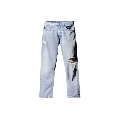 YEEZY Gap X Balenciaga Collaboration Синие Унисекс Джинсы