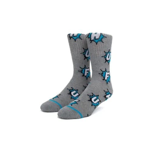 HUF 1 шт Серый Унисекс Высокие Носки до колена