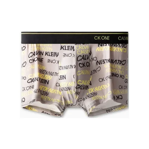 Calvin Klein Мужские боксер-шорты коричневого цвета