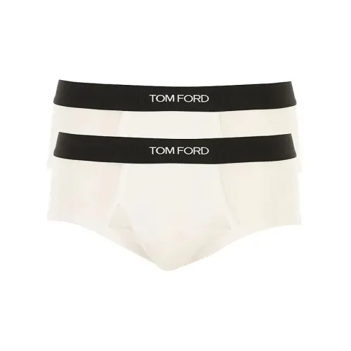 TOM FORD 1 комплект 2 шт Белый Мужской Трусики-бикини
