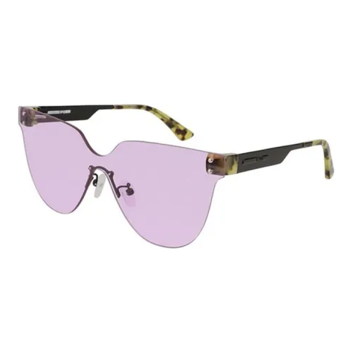 McQ Alexander McQueen Солнцезащитные очки Коричневый Унисекс