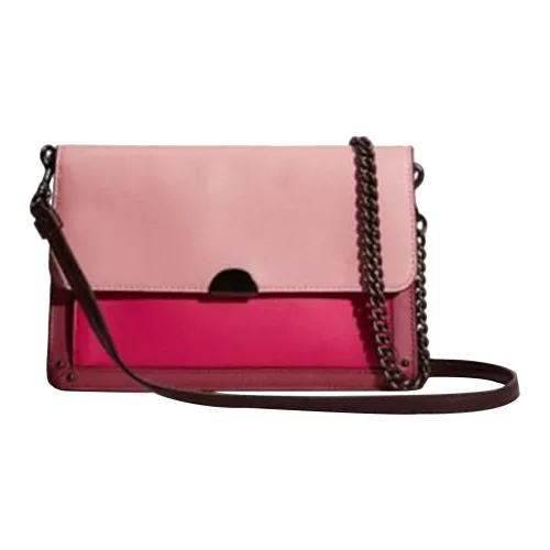 COACH DREAMER Кожа Сумка через плечо Маленькая Женская Персиково-розовая Светло-розовая