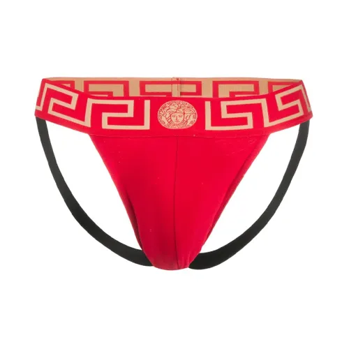 VERSACE Мужские красные трусы-бикини