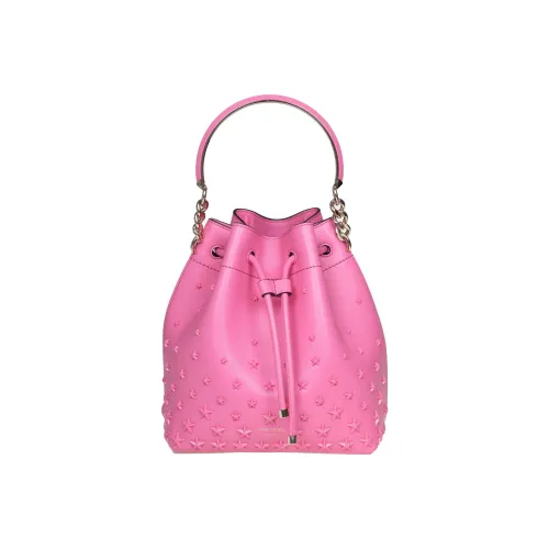 Jimmy Choo Телячья кожа Одно плечо Сумка Женская Розовая