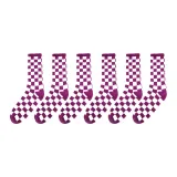 6 пар (Фиолетовый, Белый, Многоцветный)