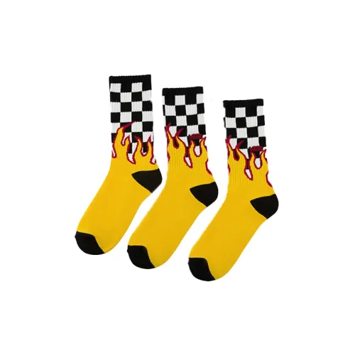 VANS Flame Check Crew Мужские носки до икры MID