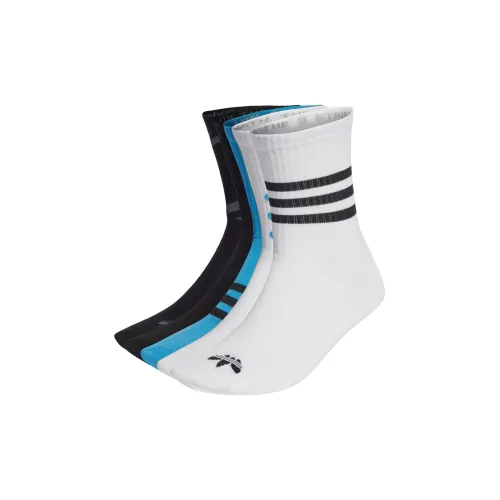 Adidas Originals Носки Crew Унисекс Combo Set Белый Черный Синий