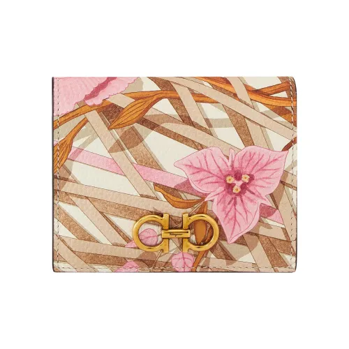 FERRAGAMO GANCINI Телячья кожа Кошелек Женские Многоцветный