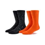 1 комплект, 2 шт. (Черный/Яркий Апельсин)