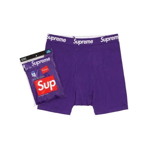 Supreme Co Бренд Коллекция Фиолетовые Мужские Боксеры