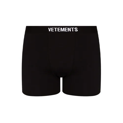 Vetements 1 Pack Мужские Боксеры Черные