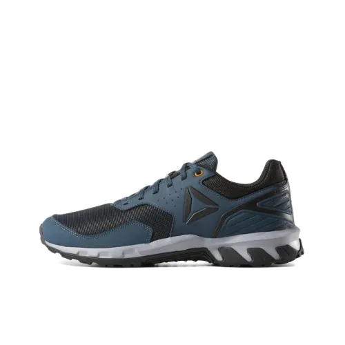 Reebok Shock Absorbers Slip-resistant Abrasion-resistant Low-top Беговые кроссовки Black Blue