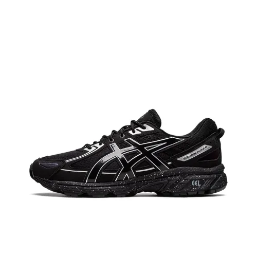 Asics Gel Venture 6 Low Топ Беговые кроссовки Унисекс Черный