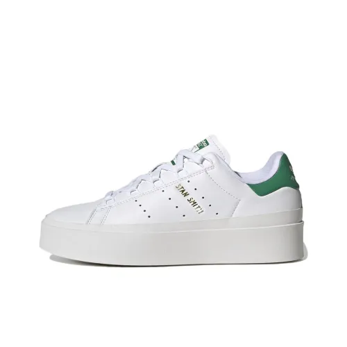Adidas Originals Stan Smith Bonega противоскользящие устойчивые к истиранию низкие скейтбординговые кроссовки женские белые зеленые