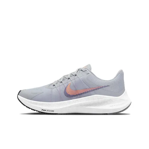 Nike Zoom Winflo 8 Амортизаторы Slip-resistant Abrasion-resistant Низкий топ Беговые кроссовки Женские Светло-фиолетовый