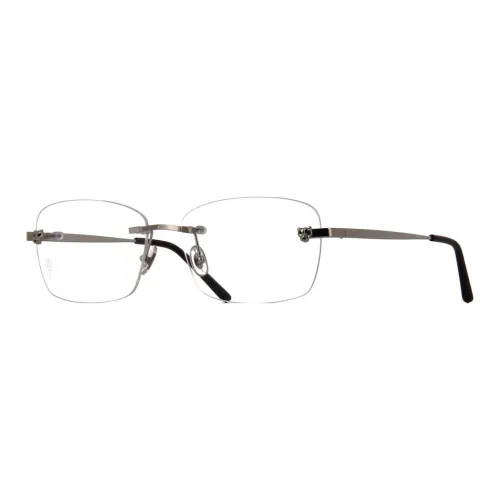 Очки Cartier с диоптриями серебряные унисекс