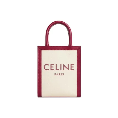 CELINE Cabas Кожаная сумка из коровьей кожи сумка-тоут сумка для покупок сумка через плечо мини-сумка женская