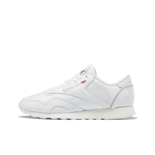 Reebok Classic Leather Low Топ Беговые кроссовки Унисекс Белый