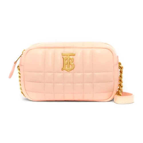 Burberry Lola Сумка из овечьей шкуры сумка Camera ручная сумка через плечо мини женская персиково-розовая