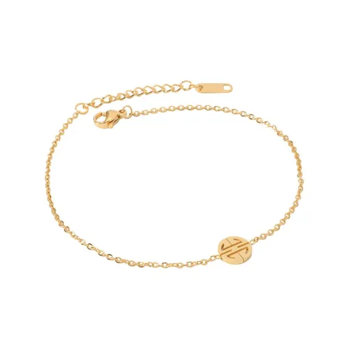 West Island Титановая сталь Браслеты на щиколотку Золотой Женские