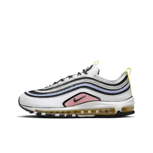 Nike Air Max 97 Low Топ Повседневные Беговые Кроссовки Унисекс Белый Черный