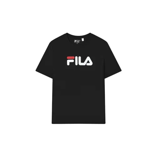 FILA Sports Life Collection T-Shirt Унисекс Обсидиановый Черный