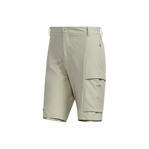 Adidas Кожаные Серые Мужские Повседневные Шорты