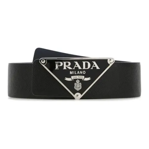 Prada Saffiano Кожаные ремни Унисекс