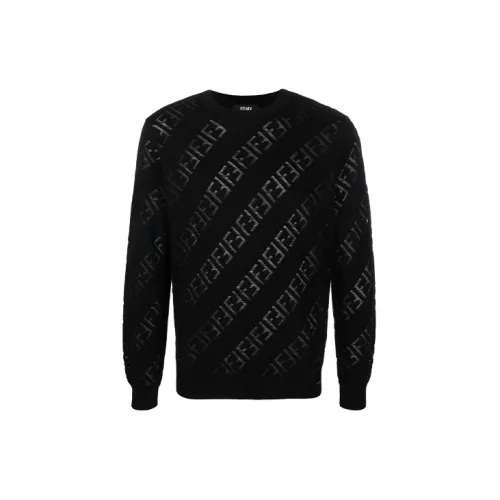 Fendi Черные Мужские Свитера