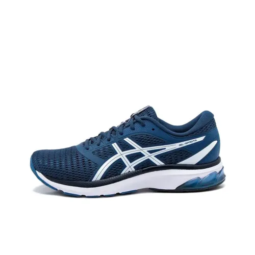 Asics Gel Sparta Low Top Беговые кроссовки Мужские Синие Белые