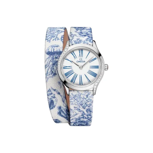 OMEGA Flying Series Name Classics Кварцевый механизм Женские часы Белый циферблат