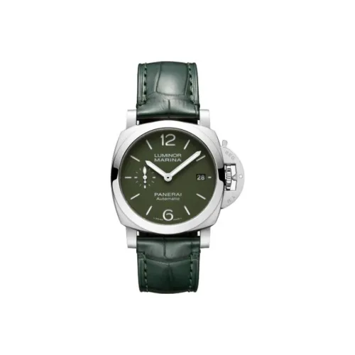 PANERAI LUMINOR LUMINO Collection Автоматический Механический Механизм Мужские Часы Часы 40 мм Зеленый Циферблат
