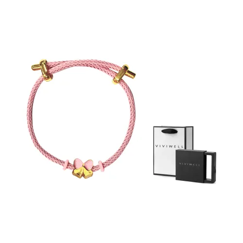 VIVIWELL Ткань Браслеты Розовый Женские