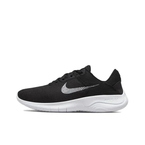 Nike Flex Experience Run 11 Low Топ Повседневные Беговые Кроссовки Женские Черно-Белые