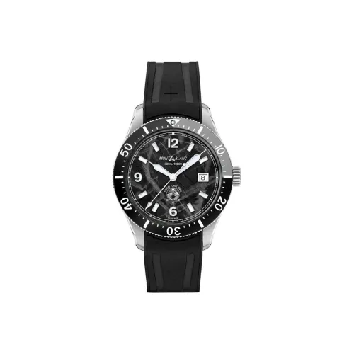 MONTBLANC 1858 Collection Автоматический Механический Часы Мужские 41 мм Черный Циферблат