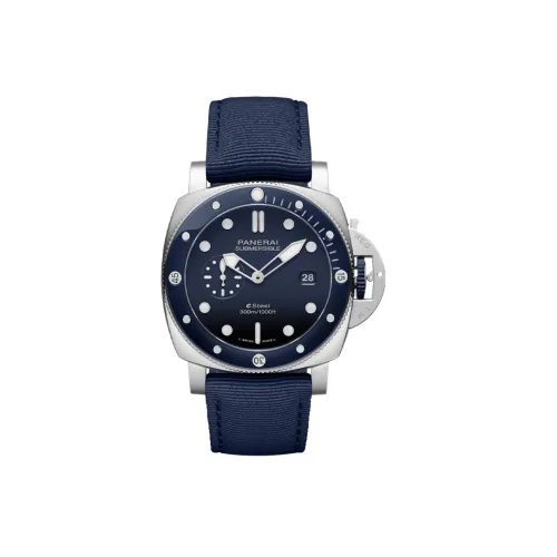 PANERAI Автоматический Механический Механизм Мужские Часы SUBMERSIBLE Collection 44 мм Синий