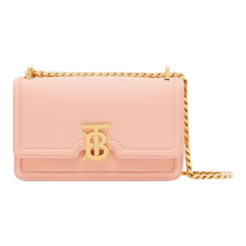 Burberry Кожа Сумка через плечо Мини Женская Персиково-розовая