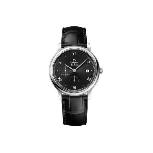 OMEGA Автоматический Механический Часы Мужские Elegant Saucer Series 39,5 мм Черные