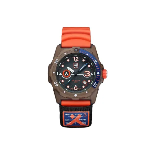 Luminox Кварцевый механизм Мужские часы 42 мм Черный
