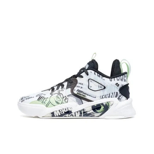 XTEP Fengxing 2,0 Slip Устойчивый к истиранию Высокий Топ Спортивная Повседневная Обувь Мужская Белый Черный Зеленый