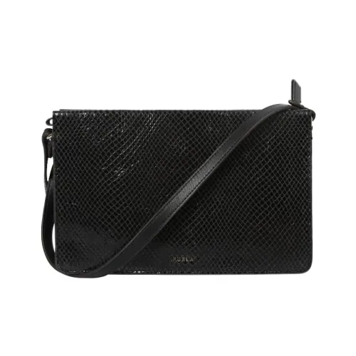 Furla Вавилон Кожа Сумка через плечо Мини Женская Черная