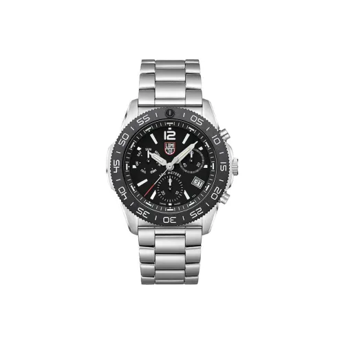 LUMINOX Diving Collection Кварцевый механизм Мужские часы Часы 44 мм Черный циферблат Углеродное волокно Чехол для часов