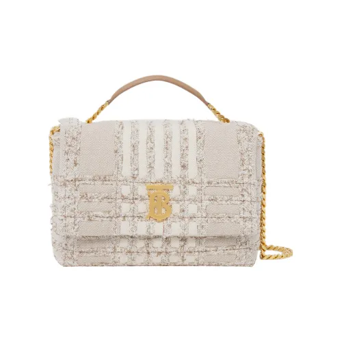 Burberry Lola Сумка Хлопок Lambskin Ручная Сумка Сумка через плечо Сумка на плечо Женская Естественный